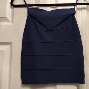 BCBG MaxAzria Blue power skirt